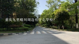 重庆9里晴川周边有什么学校？