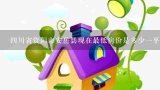 4川省资阳市安岳县现在最低房价是多少1平方？